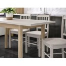 Стол обеденный SIGNAL ADAM кашемир/дуб кремона 90-125/65